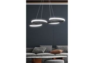 Ledhanglamp Swing Zwart