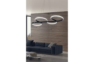 Ledhanglamp Swing Zwart