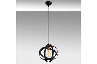Hanglamp Gezegen Zwart en Goudkleurig
