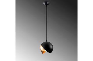Hanglamp Berceste Zwart en Goudkleurig