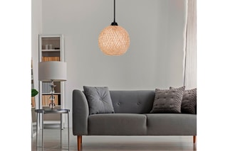 Hanglamp Zwart en Naturel