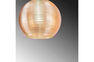 Hanglamp Roségoudkleurig en Zwart