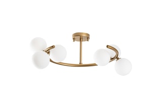 Hanglamp Luminar - Goudkleurig