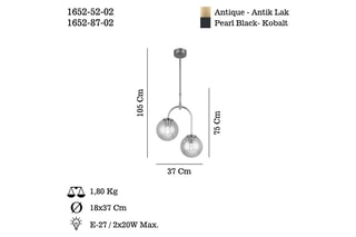 Hanglamp Portemo - Zilverkleurig