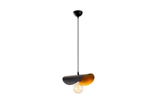 Hanglamp Sivani - Zwart en Goudkleurig