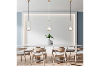 Hanglamp Mudoni - Goudkleurig en Zwart