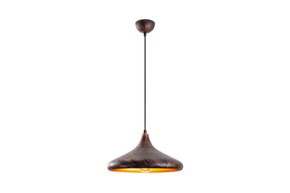 Hanglamp Zwart en Koperkleurig