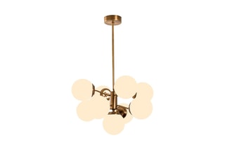 Hanglamp Mudoni - Goudkleurig - 9 x 100 W
