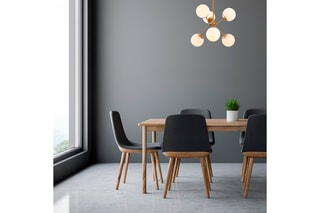 Hanglamp Gondol - Goudkleurig en Wit - 6 x 60 W