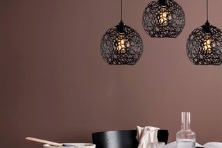 Hanglamp Fellini - Zwart - 3 x 100 W