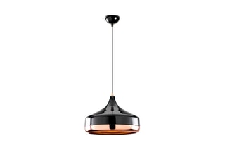 Hanglamp Yildo - Zwart en Goudkleurig - 40 W