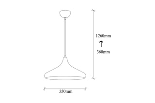 Hanglamp Berceste - Zilverkleurig - 40 W