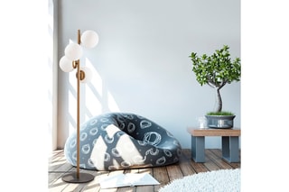 Staanlamp - Goudkleurig - 4 x 100 W