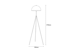 Staanlamp op Driepoot - Goudkleurig - 40 W