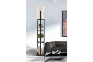 Staanlamp Circle Nora  Zwart