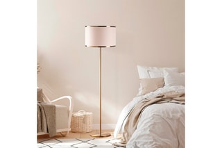 Staanlamp Way Goudkleurig en Ecru