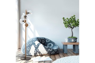 Staanlamp Faze Goudkleurig en Transparant