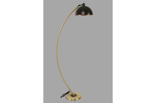 Staanlamp Hilal Eskitme - Goudkleurig en Zwart