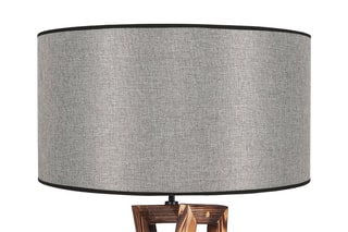 Houten Staanlamp Macka Grijs