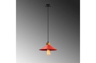 Plafondlamp Rood