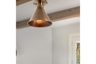 Plafondlamp Berceste Goudkleurig