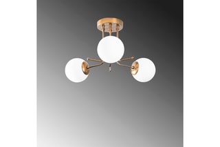 Hanglampen - Goudkleurig - 3 x 100 W