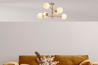 Hanglamp Arge - Goudkleurig - 6 x 40 W