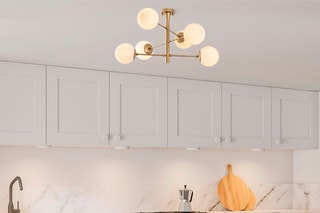 Hanglamp Arge - Goudkleurig - 6 x 40 W