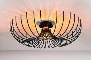 Plafondlamp Aspendos - Zwart - 100 W