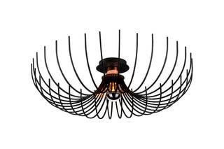 Plafondlamp Aspendos - Zwart - 100 W