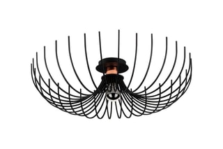 Plafondlamp Aspendos - Zwart - 100 W
