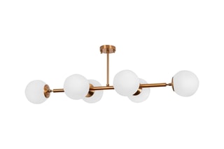 Plafondlamp - Koperkleurig - 3 x 40 W