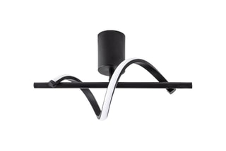 Ledplafondlamp Likma - Zwart - 11 W