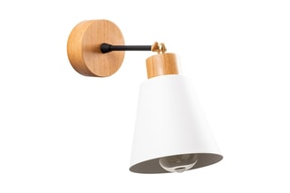 Wandlamp Manavgat - Wit - 100 W