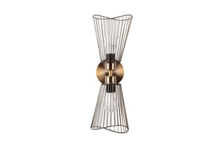 Wandlamp Zeyno Goudkleurig