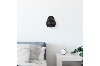 Wandlamp Sivani Zwart en Goudkleurig