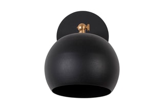 Wandlamp Sivani Zwart en Goudkleurig