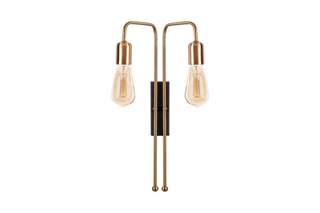 Wandlamp Mum Doudkleurig en Zwart
