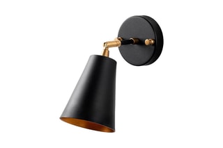Wandlamp Evander Zwart