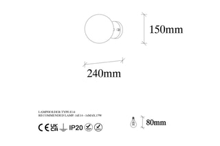 Wandlamp Goudkleurig