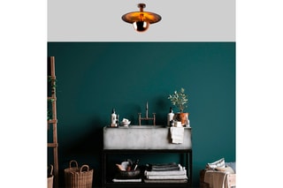 Plafondlamp Kurt Goudkleurig
