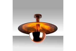 Plafondlamp Kurt Goudkleurig