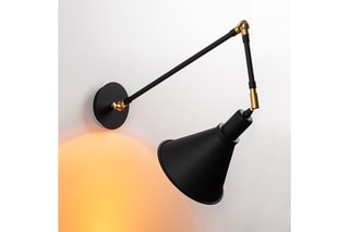 Wandlamp Berceste Zwart