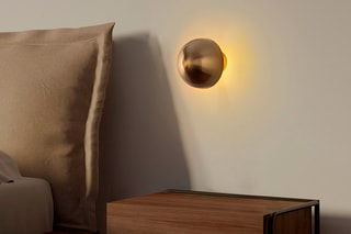 Wandlamp Fungal Goudkleurig