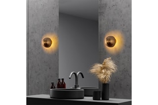 Wandlamp Fungal Goudkleurig