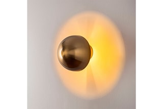 Wandlamp Fungal Goudkleurig