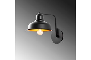 Wandlamp Zwart