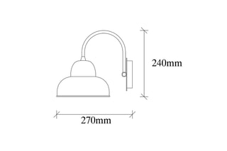 Wandlamp Goudkleurig