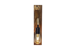 Grenenhouten Wandlamp Naturel