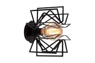 Wandlamp Nemrut  Zwart
